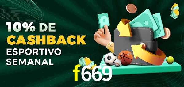 10% de bônus de cashback na f669